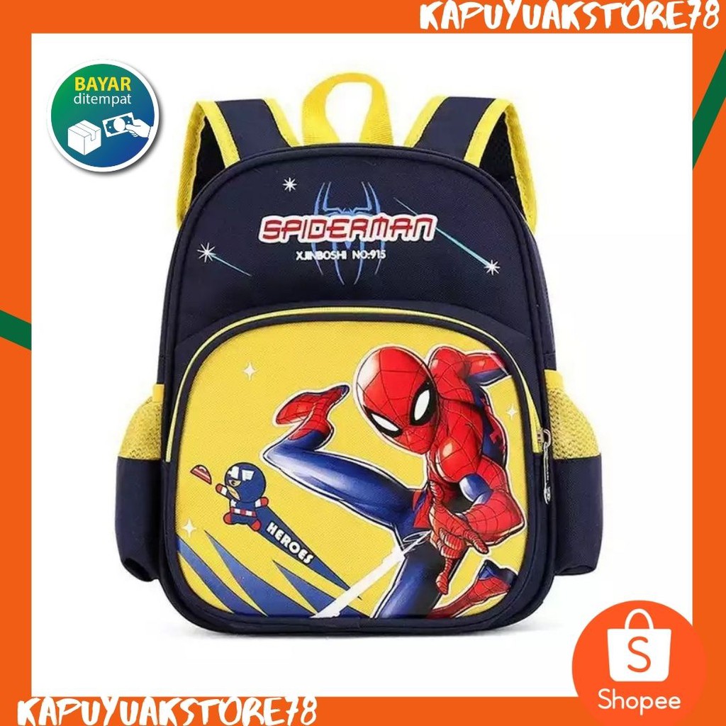 Tas Anak Sekolah Simple SD dan TK Laki Laki Garsel FKT 5929