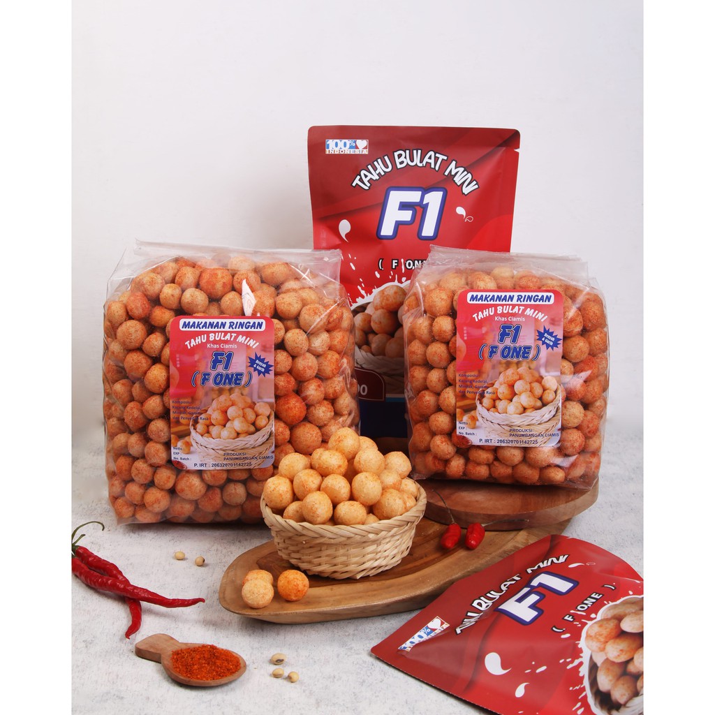 

BgKr Tahu Bulat Mini Kering F1 Balado 250gr