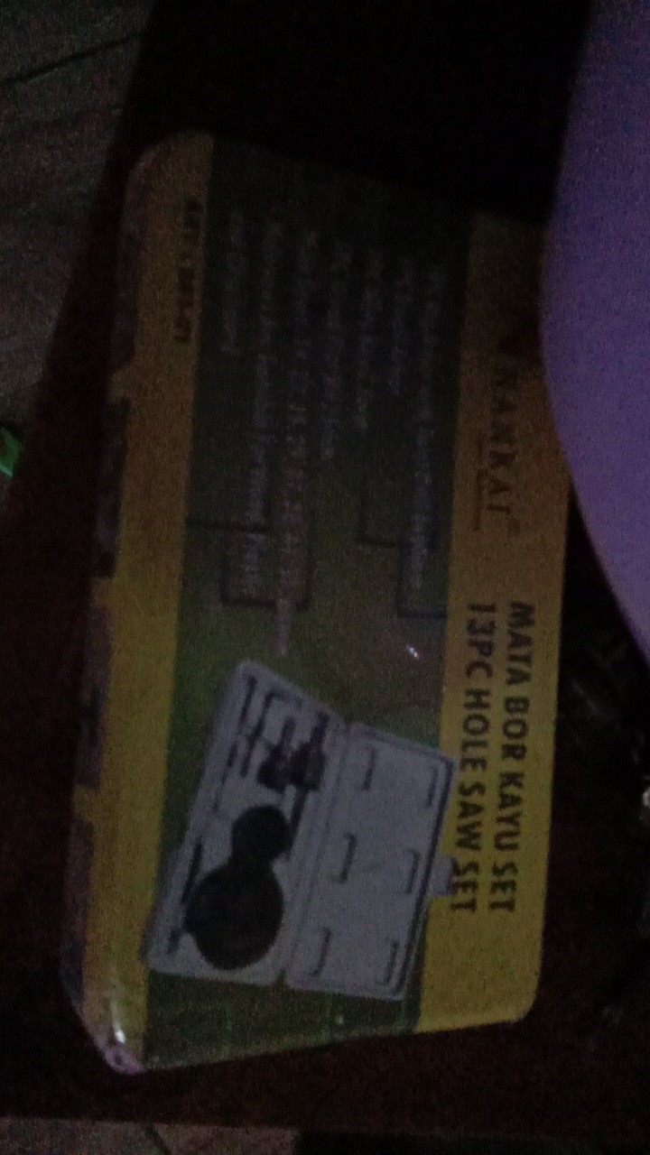 Mata Bor Kayu Bulat 13 Pcs / Hole Saw Wood Set