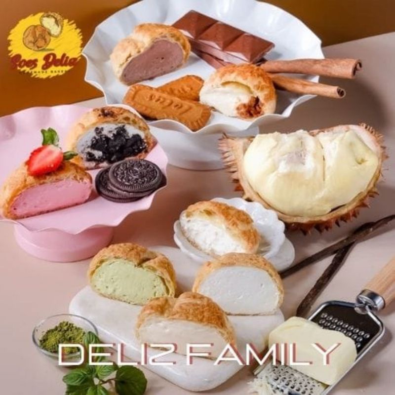 

KUE SUS SOES DELIZ CHOUX CREAM PUFF ISI 5PCS