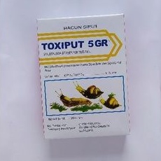 TOXIPUT 5GR 250 GRAM RACUN PEMBASMI SIPUT/KEONG SAWAH MOLUSKISIDA