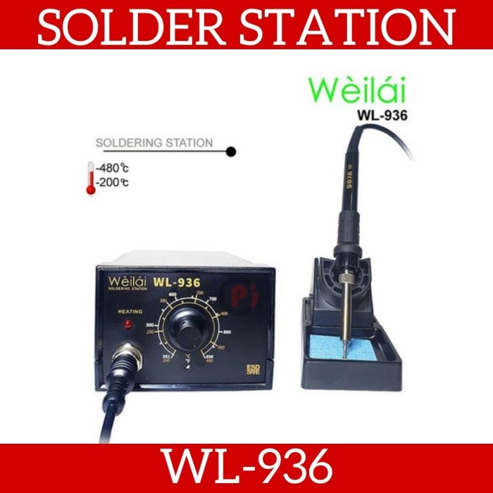 WEILAI WL-936 Solder Station Adjustable Temperature Soldering Up 480C