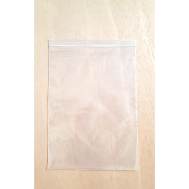 plastik klip tebal plastik ziplock cetik ctik bening / transparan ukuran 16x25cm 1pack (100 lembar)