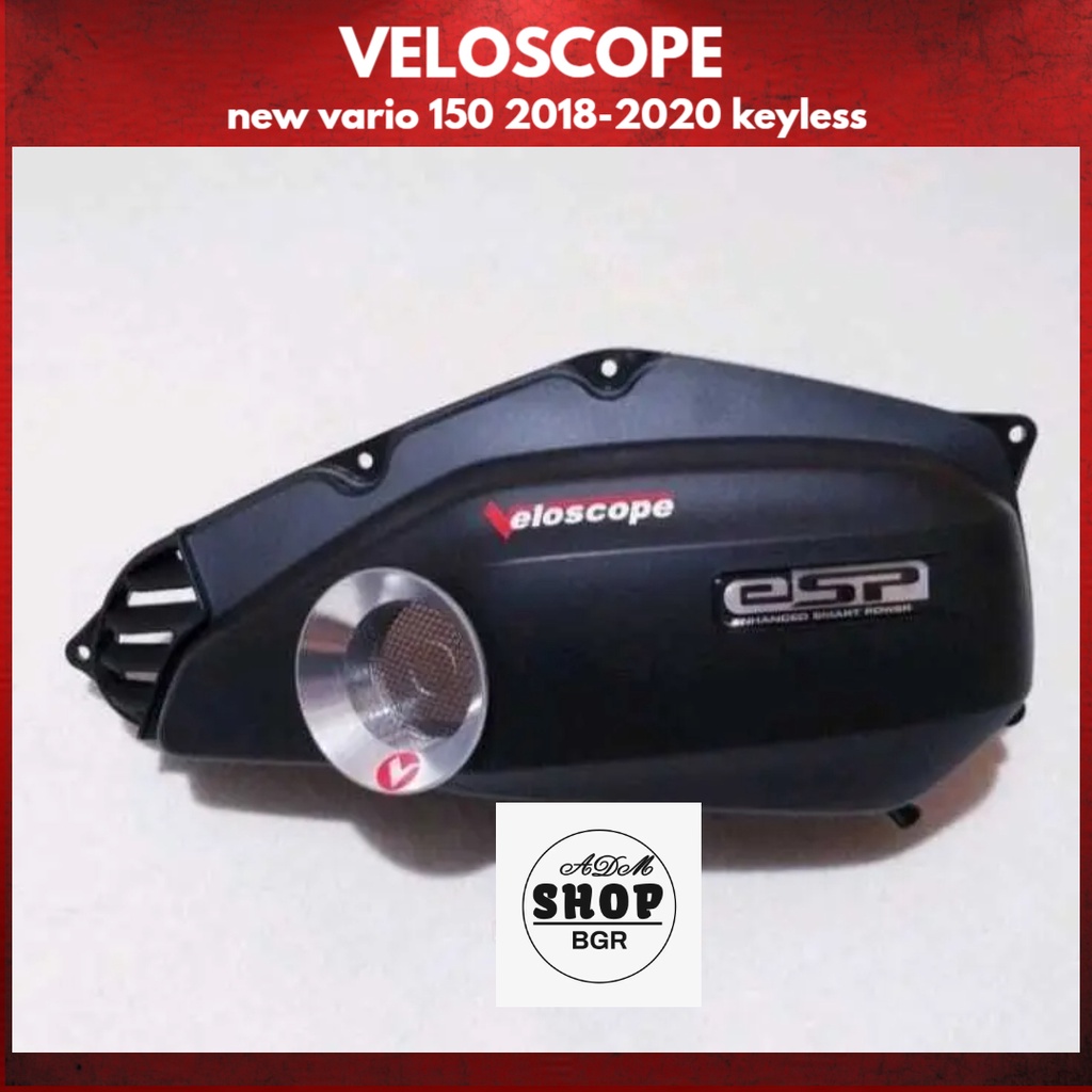 Veloscope Tutup Cover Filter Vario 125 2013-2022 / 150 old 2013-2018 Oxygen Flow Booster