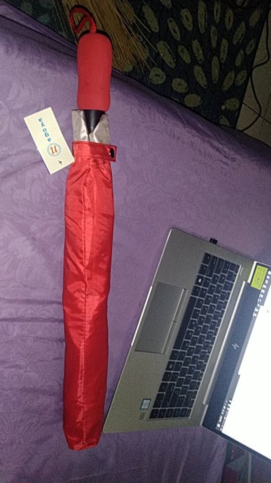 Tabasa Payung Golf Lipat Dua Polos Warna Warni Besar 2 Sablon