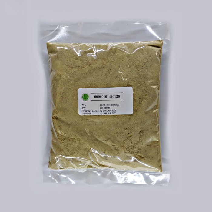 

LADA PUTIH BUBUK 200 GR