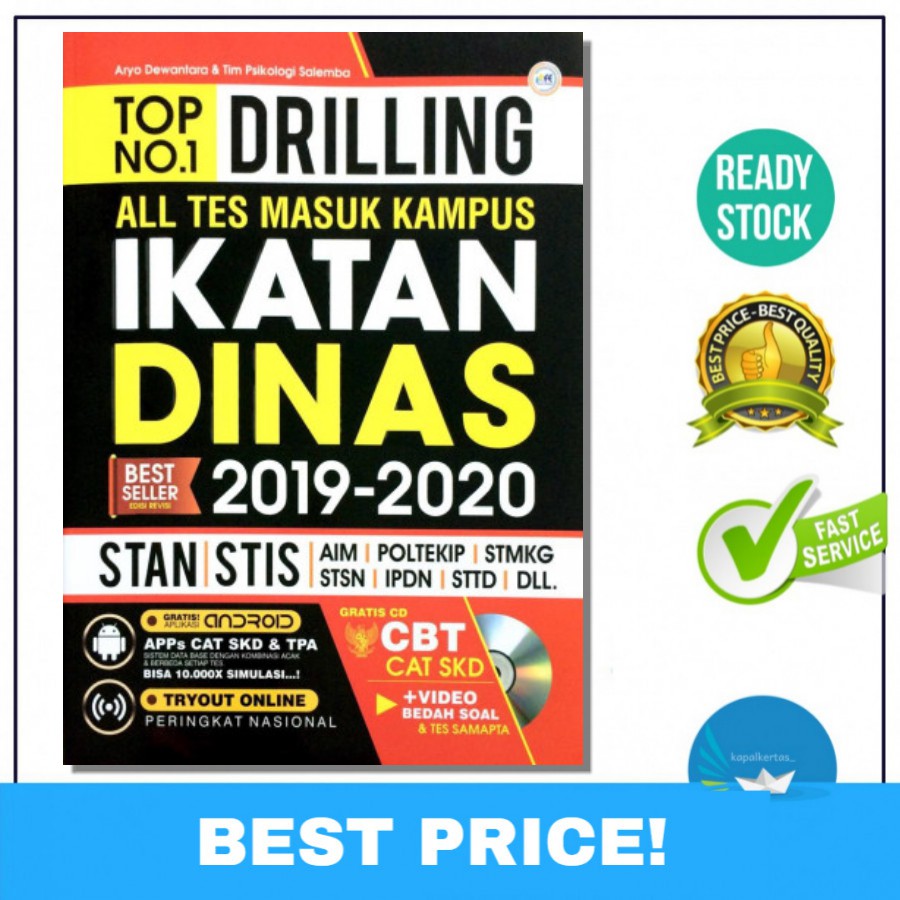 2019 2020 Top No 1 Drilling All Tes Masuk Kampus Ikatan Dinas Stan Stis Free Cd Free Bubble Wrap Shopee Indonesia