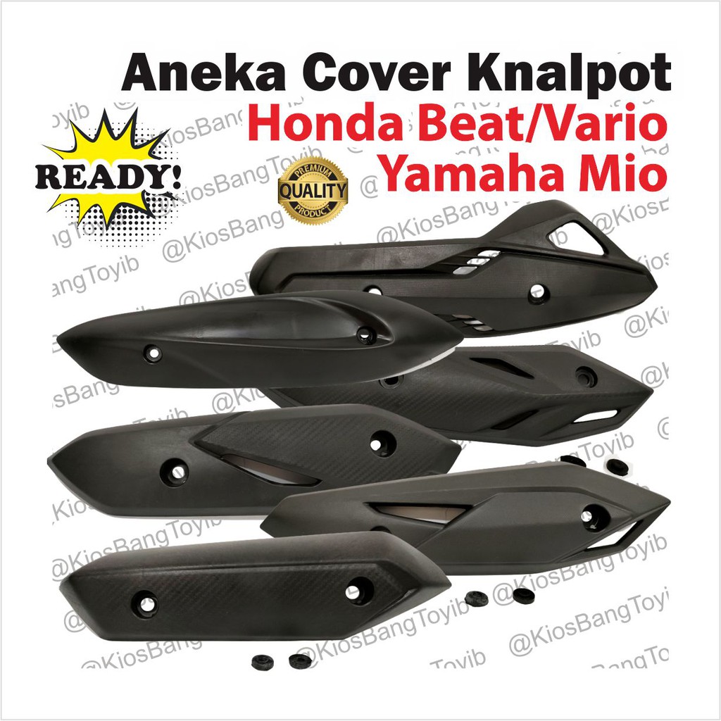 Cover Tutup Tameng Pelindung Knalpot Honda Beat Vario Yamaha Mio ★YUSHO★