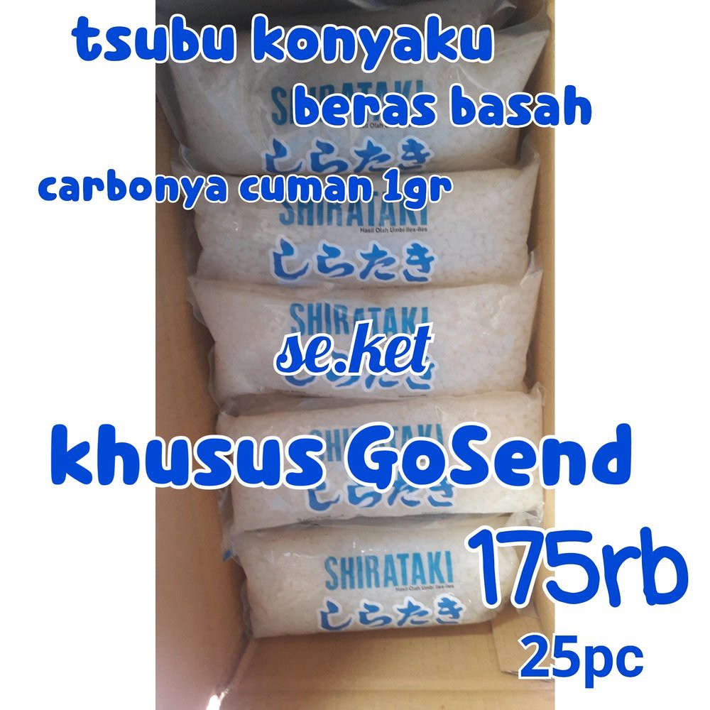 

Tsubu Konyaku diet keto Khusus Gosend Terbaik