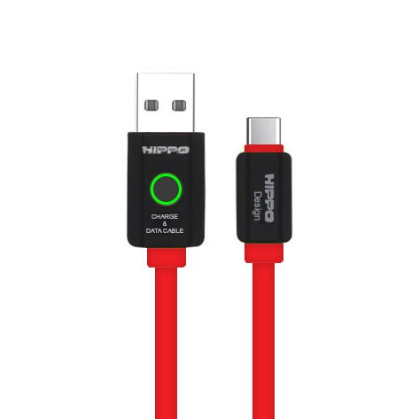 Kabel Data Hippo Teleport 2 USB Type C Fast Charging 120 cm / Tipe C - RANDOM COLOR