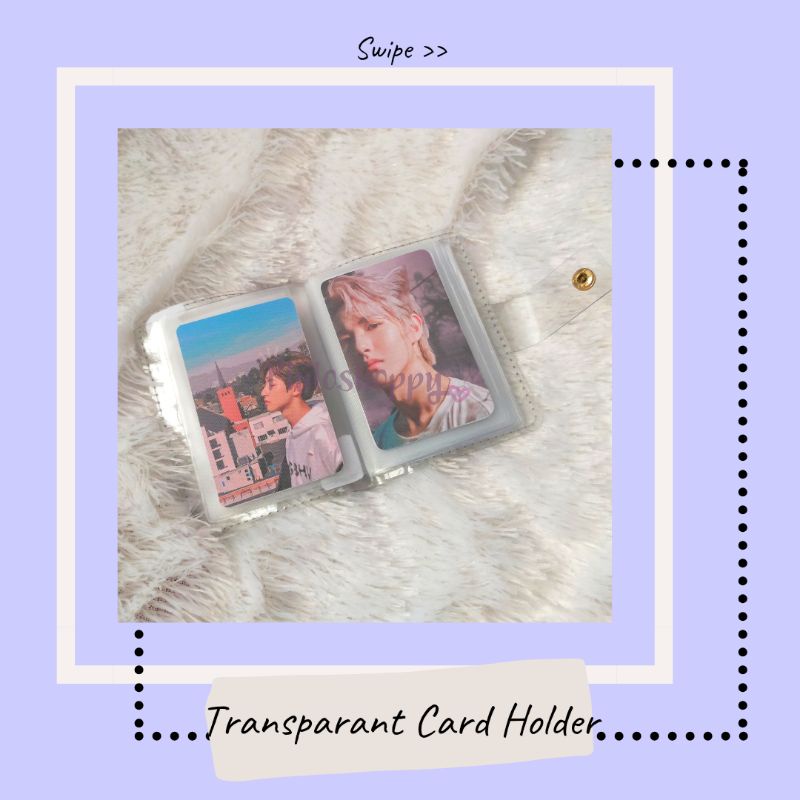 Binder Photocard 1P/Dompet PVC/Transparan Card Holder [MOHON UNTUK MEMBACA DESKRIPSI PRODUK SAMPAI HABIS]