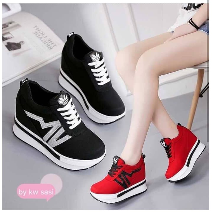 SNEAKERS VM (EEN.34) hitam/merah