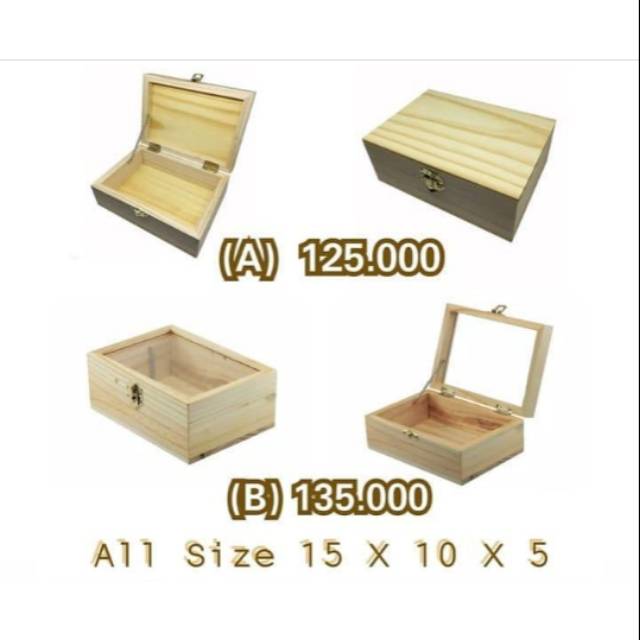 BOX KAYU / BOX CINCIN / KOTAK CINCIN / RING BOX / RUSTIC / PETI / KOTAK KAYU / KOTAK PERHIASAN