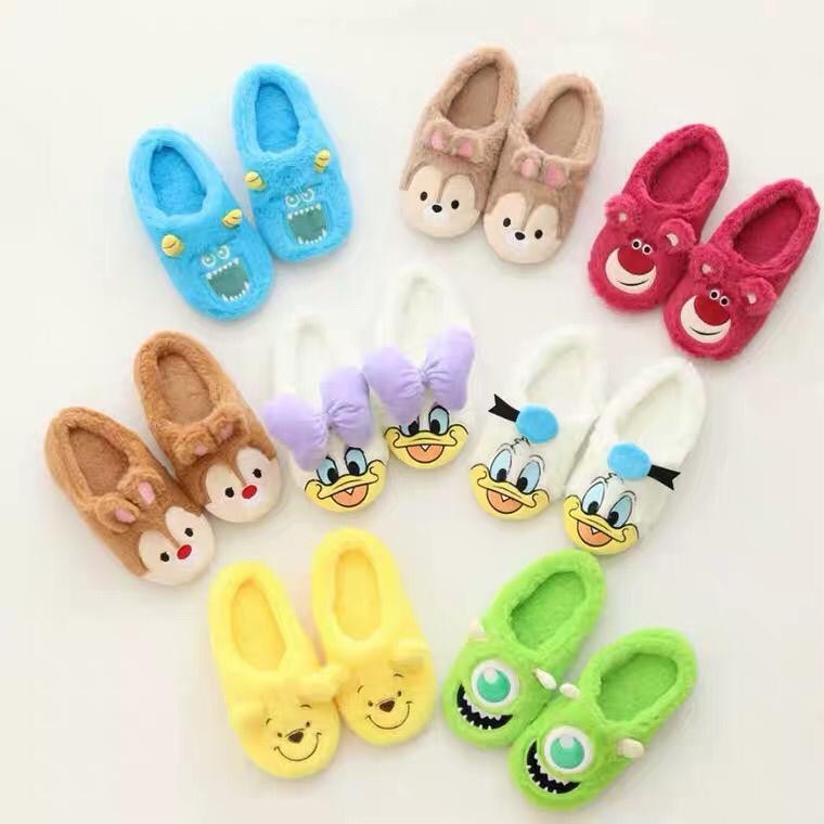 SANDAL WINNIE THE POOH LOTSO DALE CHIPMUNK SANDAL KAMAR SEPATU RUMAH IMPOR