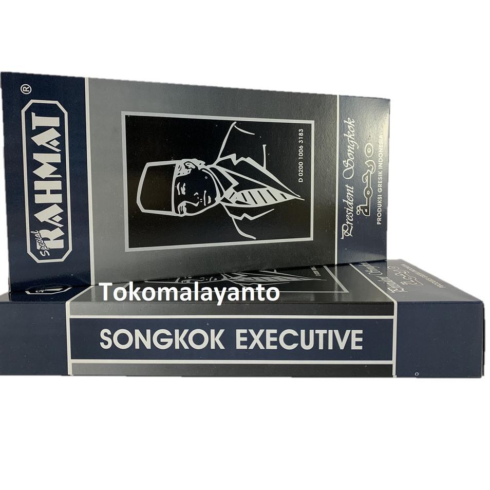 Ready Songkok RAHMAT Spesial AC Peci/Kopiah/Songkok NASIONAL Hitam Polos Bludru ORIGINAL-Songkok Nas