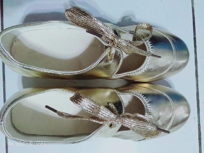 Sepatu Line Dance Wanita Oxford Tali
