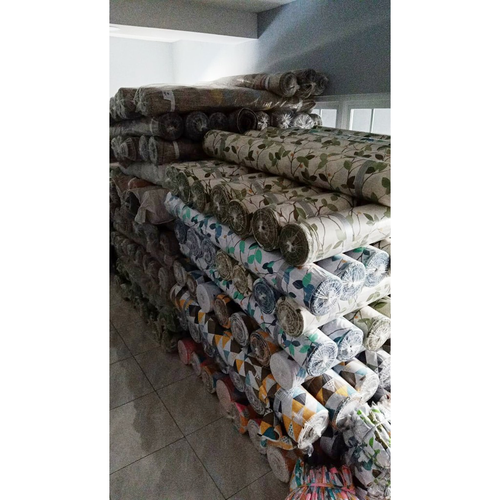 Kain Bahan Bridal / Semi Blackout, Bahan Untuk Gorden per meter dan stengah meter