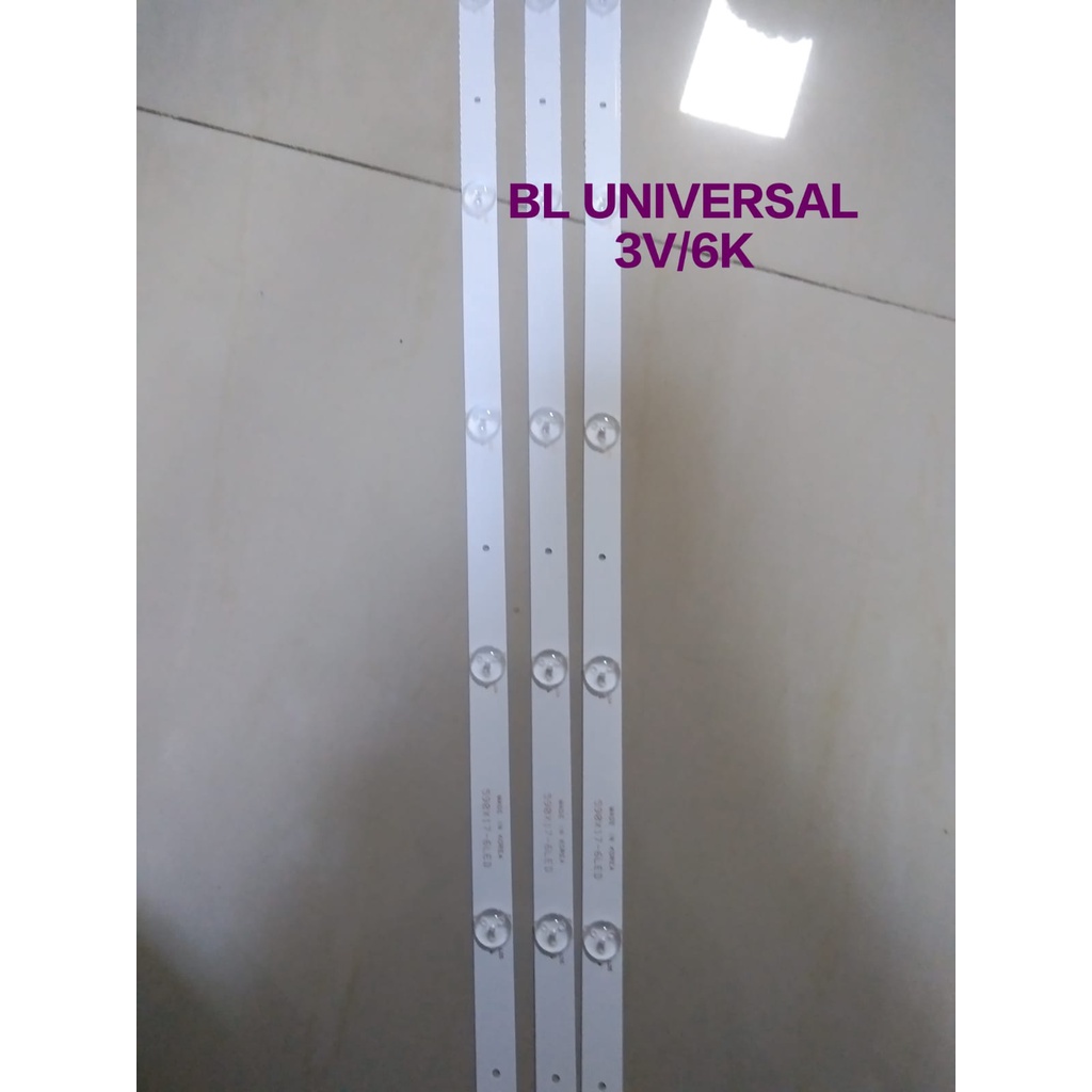 BackLight Universal 3v / 6 Kantong / Lampu