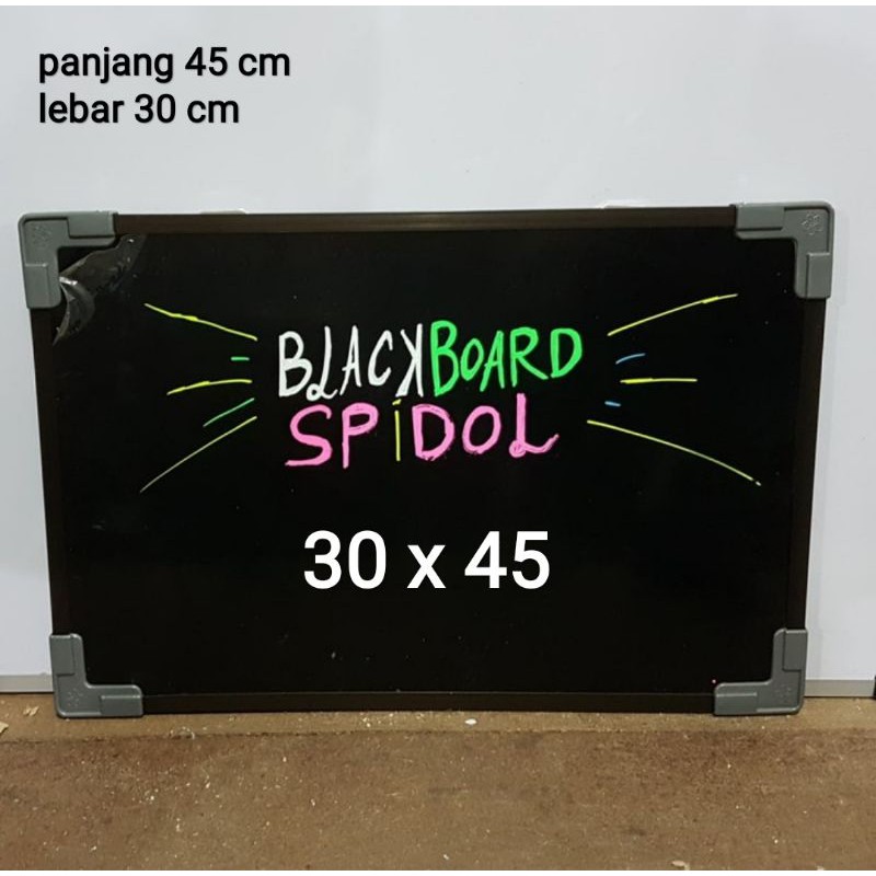 

papan tulis Hitam 30 x 45 Blackboard anak