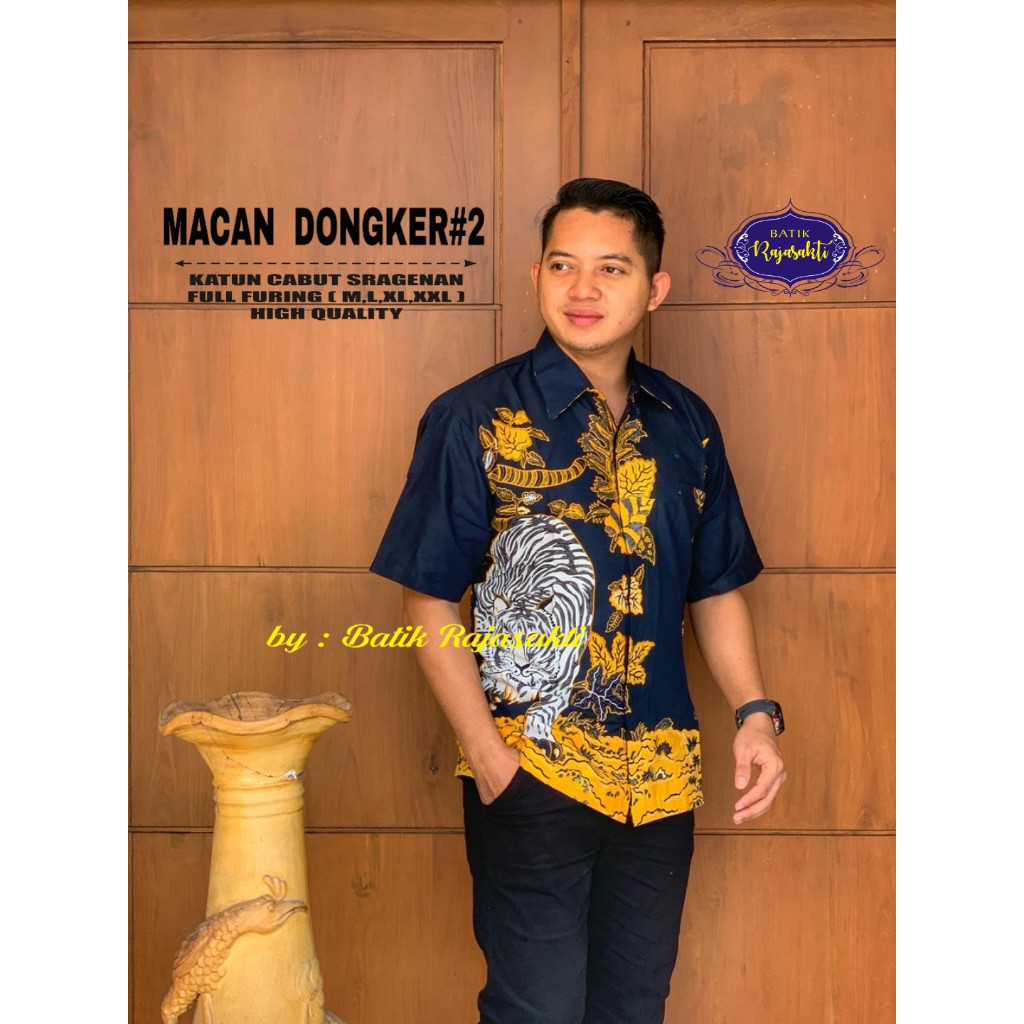 MACAN DONGKER 2 RAJASAKTI KEMEJA BATIK SOLO PRIA LENGAN PENDEK PANJANG LAPIS FURING ATASAN PREMIUM MODERN KATUN HALUS ALBIRRU PUNDAK QUSYAIRI ALTAMIS BIRU DUO BRAHMA BIRU BAHRAN DHIAULHAQ DAMAR LANGIT MADUKARA JIWATRENTEM MACAM KUJANG NAJMUDDIN ABRAR