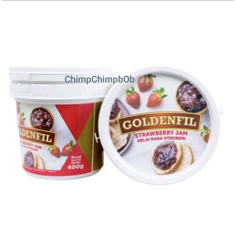 

GOLDENFIL STRAWBERRY JAM 400 GRAM / GOLDENFIL SELAI STRAWBERRY