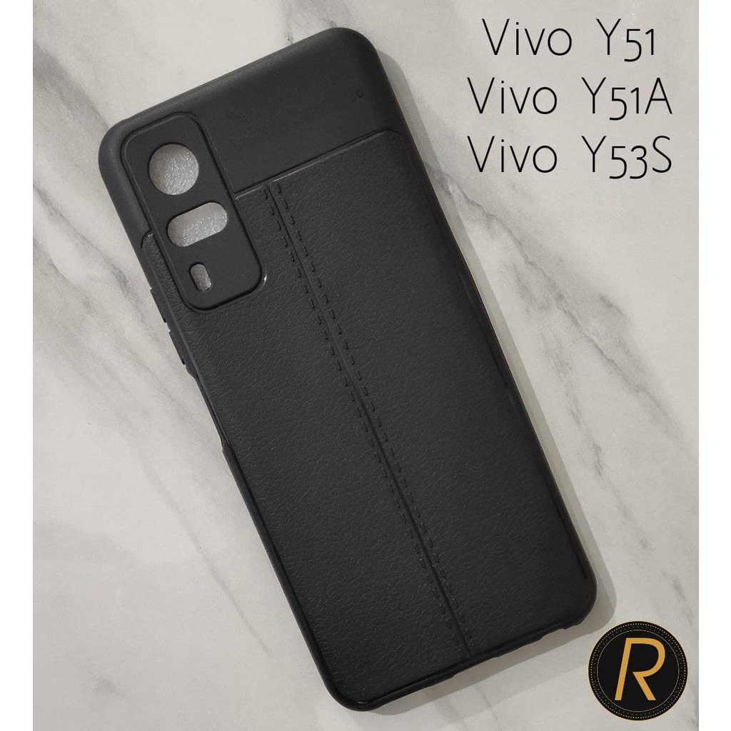 Autofocus Case Vivo Y51 Y51A Y53S Realme C20 C11 2021 Softcase Hitam Casing Black Anticrack Motif Au