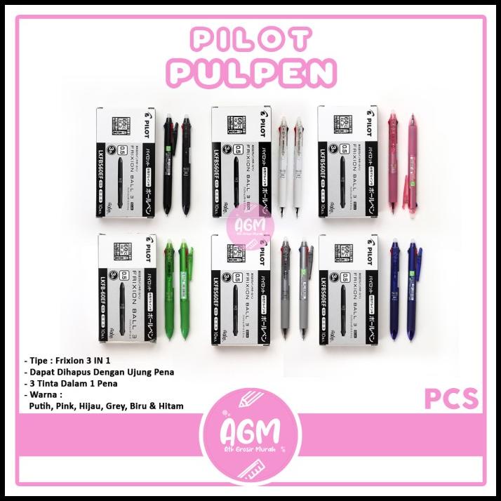 

Heaven | Pilot Frixion 3 In 1 !!! Impor Jepang Bisa Dihapus (0'5)