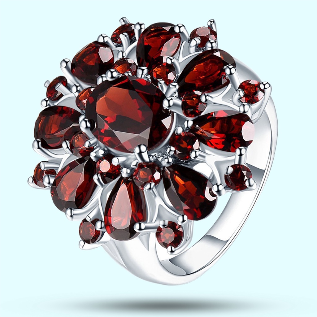 Hu Hu Hu Hu Hu Alat Bantu Pasang Kacamata♡ Cincin Bentuk Bunga Gaya Elegan Untuk Wanita