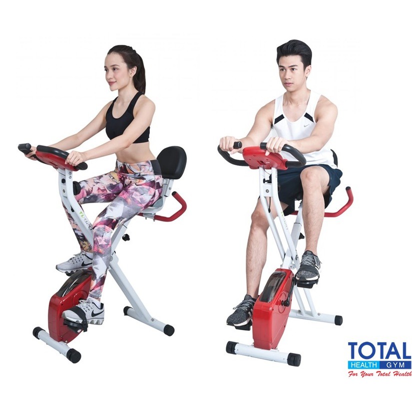 Total Fitness Sepeda Statis Orbitrack Transparan 5 In 1 Lazada