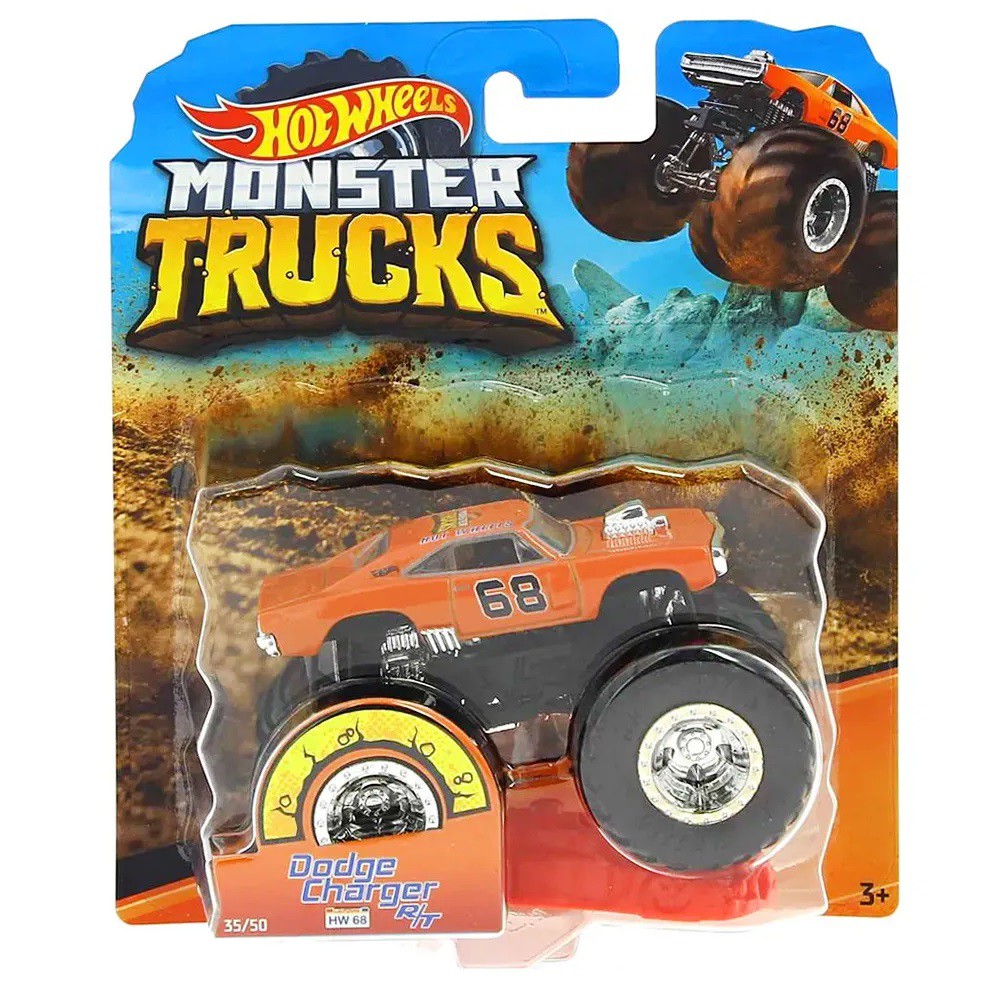 hot wheels dodge charger monster truck