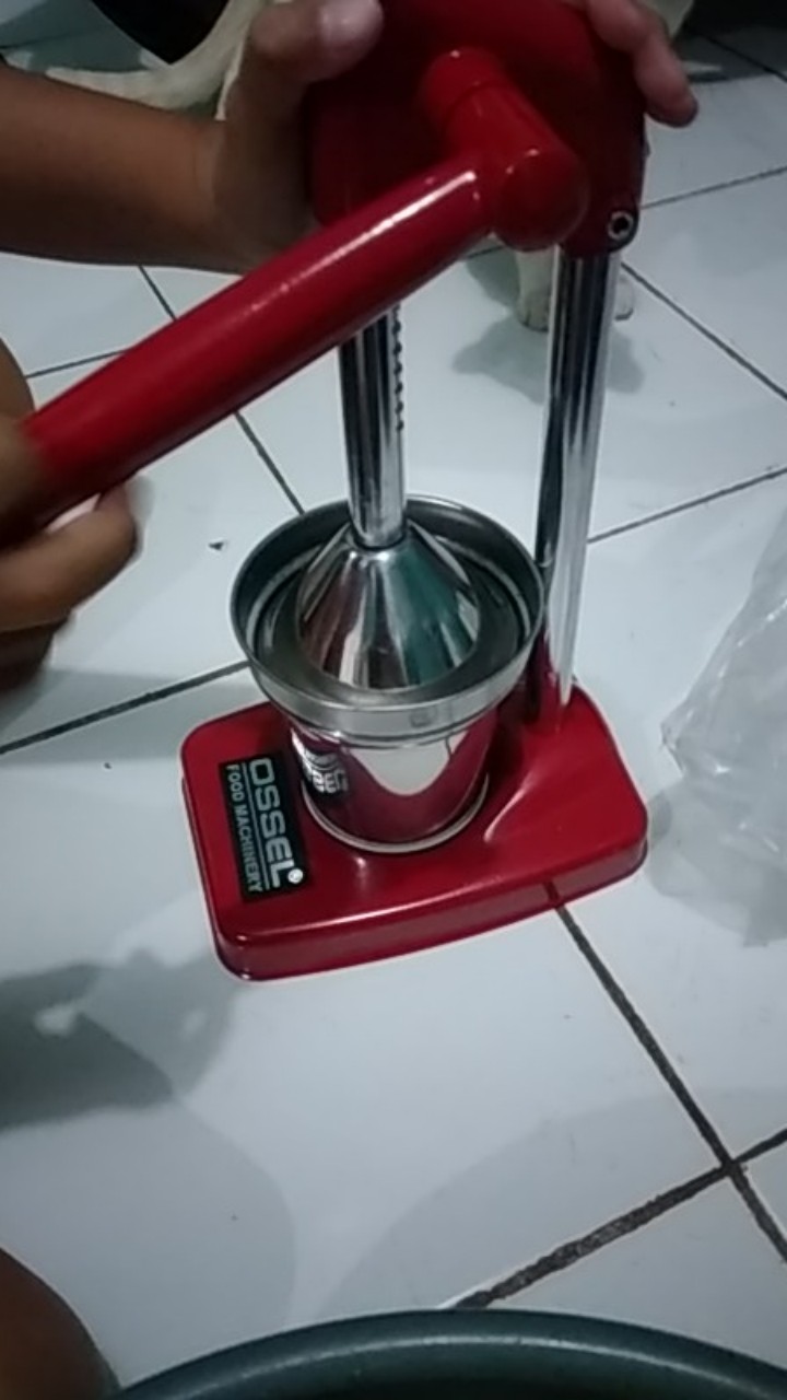 Alat Pemeras Jeruk Pres Manual Peras Buah Jus Anti Karat Higenis Ossel