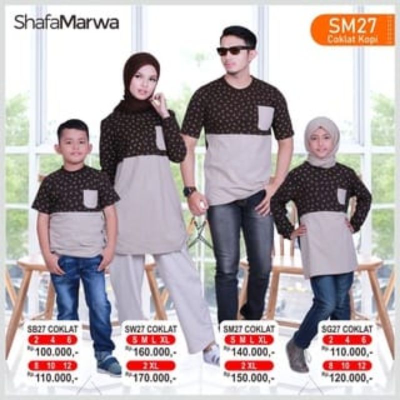 Kaos Pria Lengan Pendek Shafa Marwah SM27