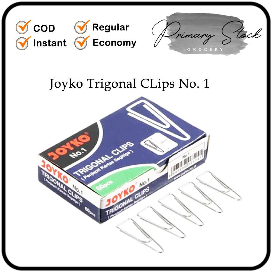 

Joyko Trigonal Paper Clip No.1 Klip Kertas perlengkapan kantor