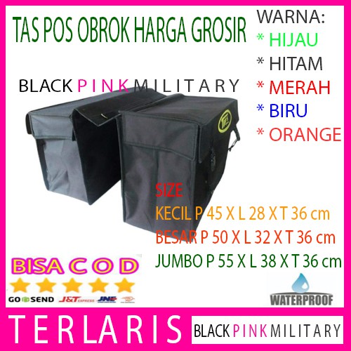 Tas Pos Obrok Jumbo Tas Kurir Motor Tas Keranjang Motor JUMBO