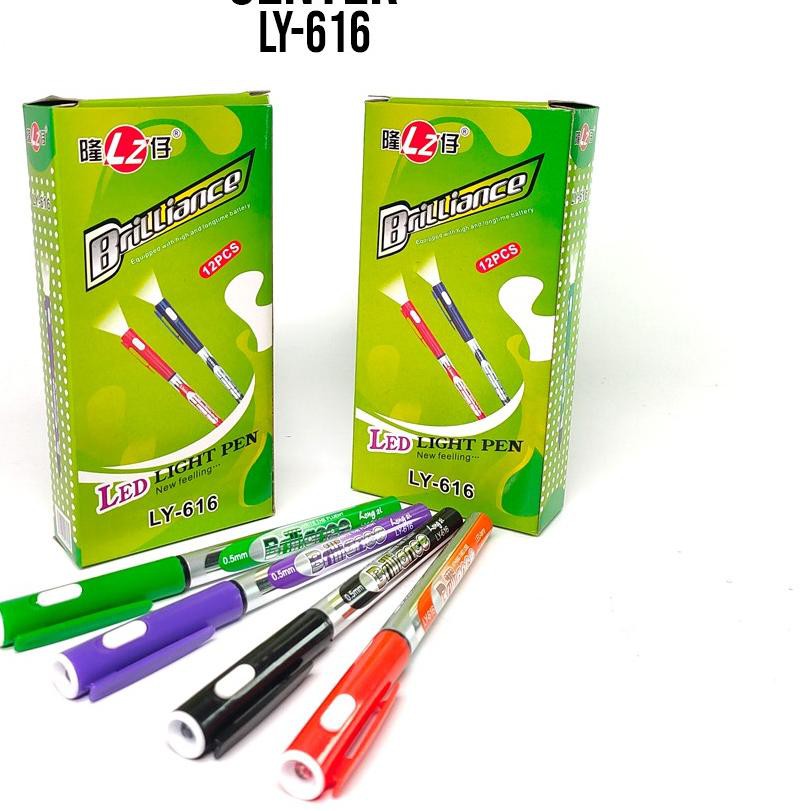 

PROMO 11.11 KODE-234 Pulpen / 12pcs pulpen gel senter / Ballpoint gel senter / Pulpen senter LY616