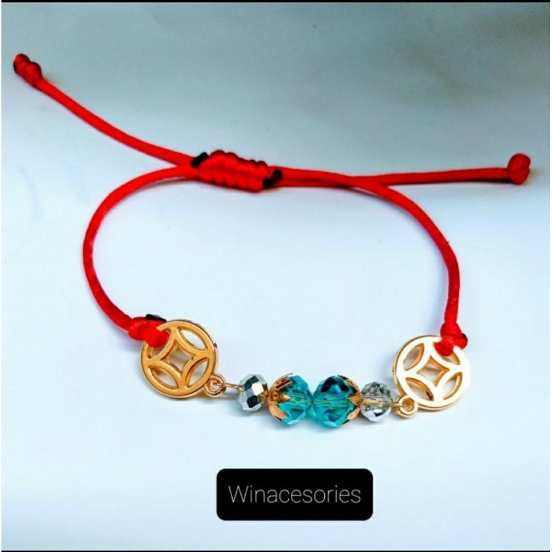 Gelang Tangan bola perak silver