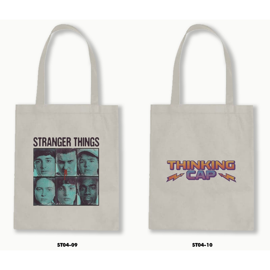 TOTE BAG BLACU - STRANGER THINGS 4 - 03