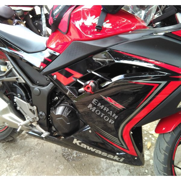 Jual Frame Slider Ninja 250 FI frame slider r15 ninja pengaman fairing