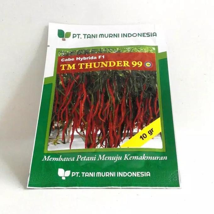 Bibit Cabai Tani Murni TM Thunder 99 Cabe Hibrida F1 - 10 gram