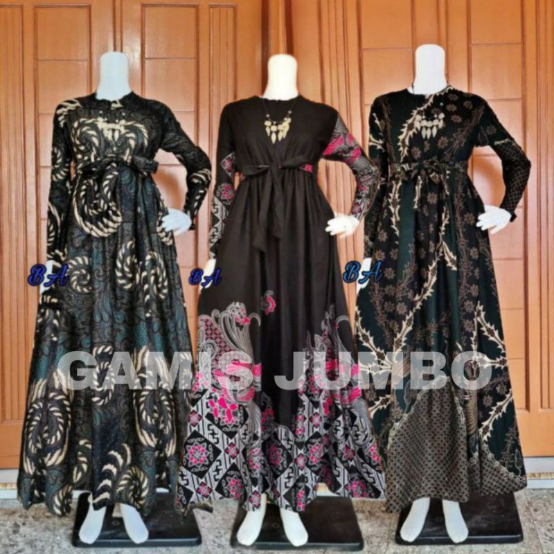 Gamis Batik Seragam Wanita Muslimah | MAXXI GAMIS JUMBO BUSUI FRENDLY / Busana syar'i tradisional