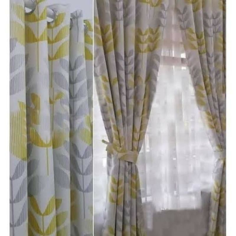 Gorden Jendela Minimalis Gorden Saten Bridal Hordeng Ruang Tamu Korden pintu