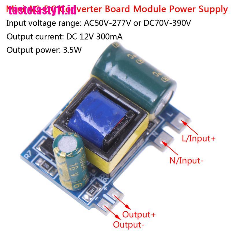 Modul Konverter power supply AC-DC 12V 300mA 3.5W