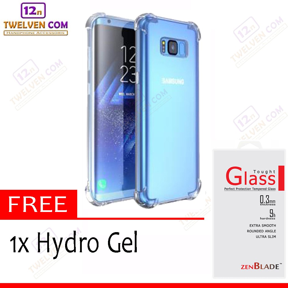 Case Anti Shock Anti Crack Softcase Samsung S8 - Free Hydrogel Anti Gores