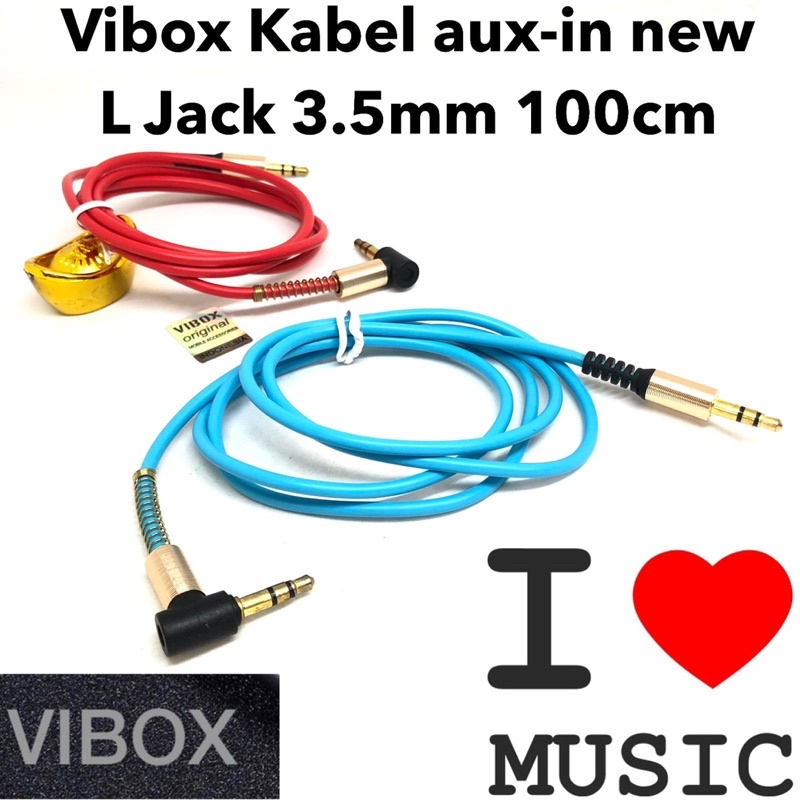 Ready Vibox Kabel Aux in New L Javk 3.5mm 100cm
