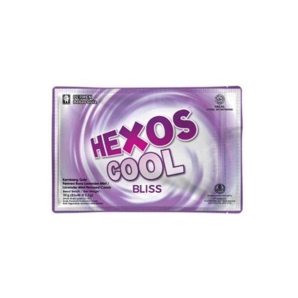Hexos Permen Cool Bliss 3 x 20 gr
