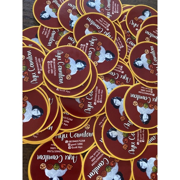 

Stiker Label ukuran 5cm (1 paket isi 120-115)