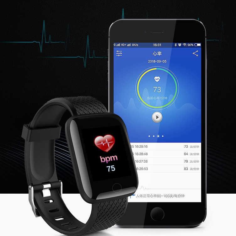 ╙Flash Shops Unique Smartwatch D13 Fitmeprime - Smartband 116 Plus Screen Monitor Detak Jantung An