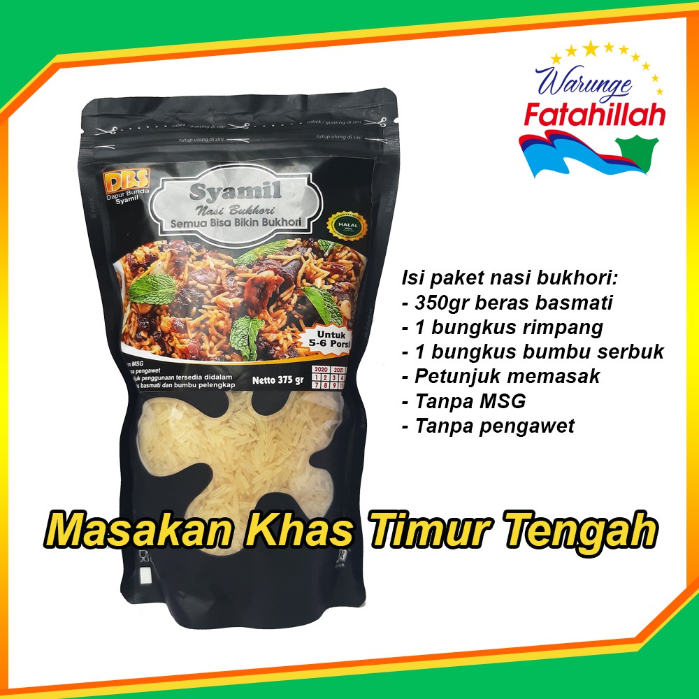 

Nasi Bukhori / Syamil / Kebuli / Basmati / rempah / Timur Tengah
