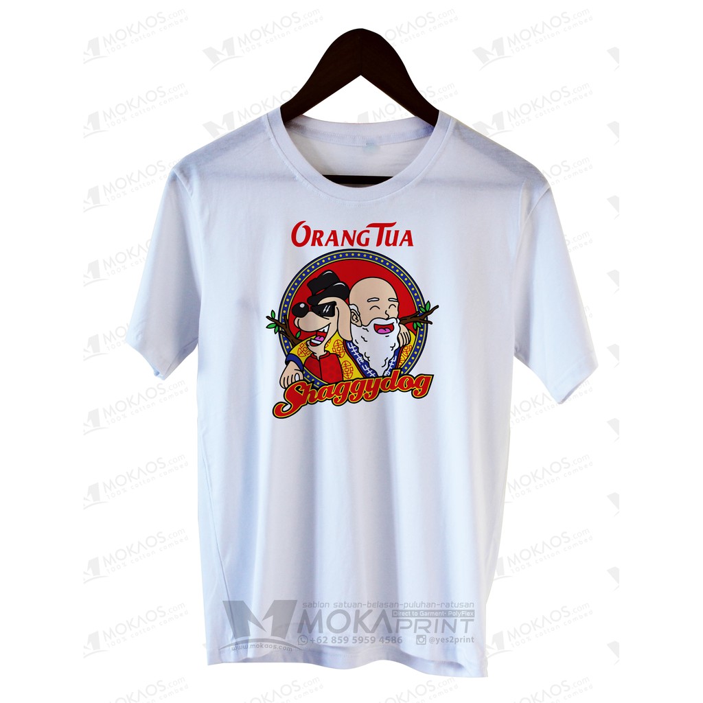 Kaos Orang Tua Shaggy Dog 07 Cotton Combed