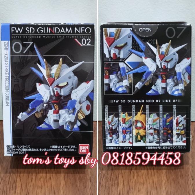 Produk Unggulan] Fw Sd Gundam Neo Strike Freedom Gundam (Misb Ori) Jpn Ver Seed Destiny